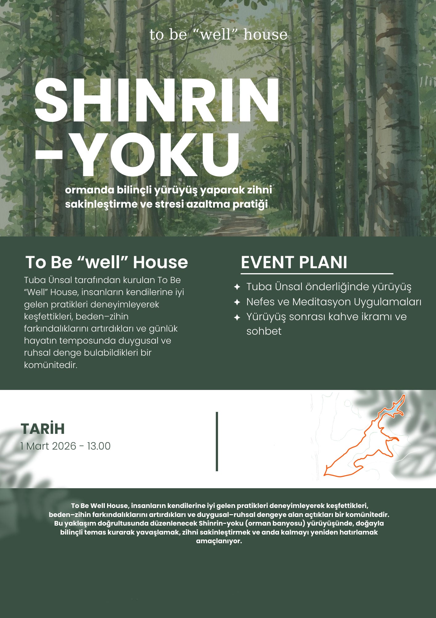 Shinrin-yoku Orman Yürüyüşü - 01.03.2026