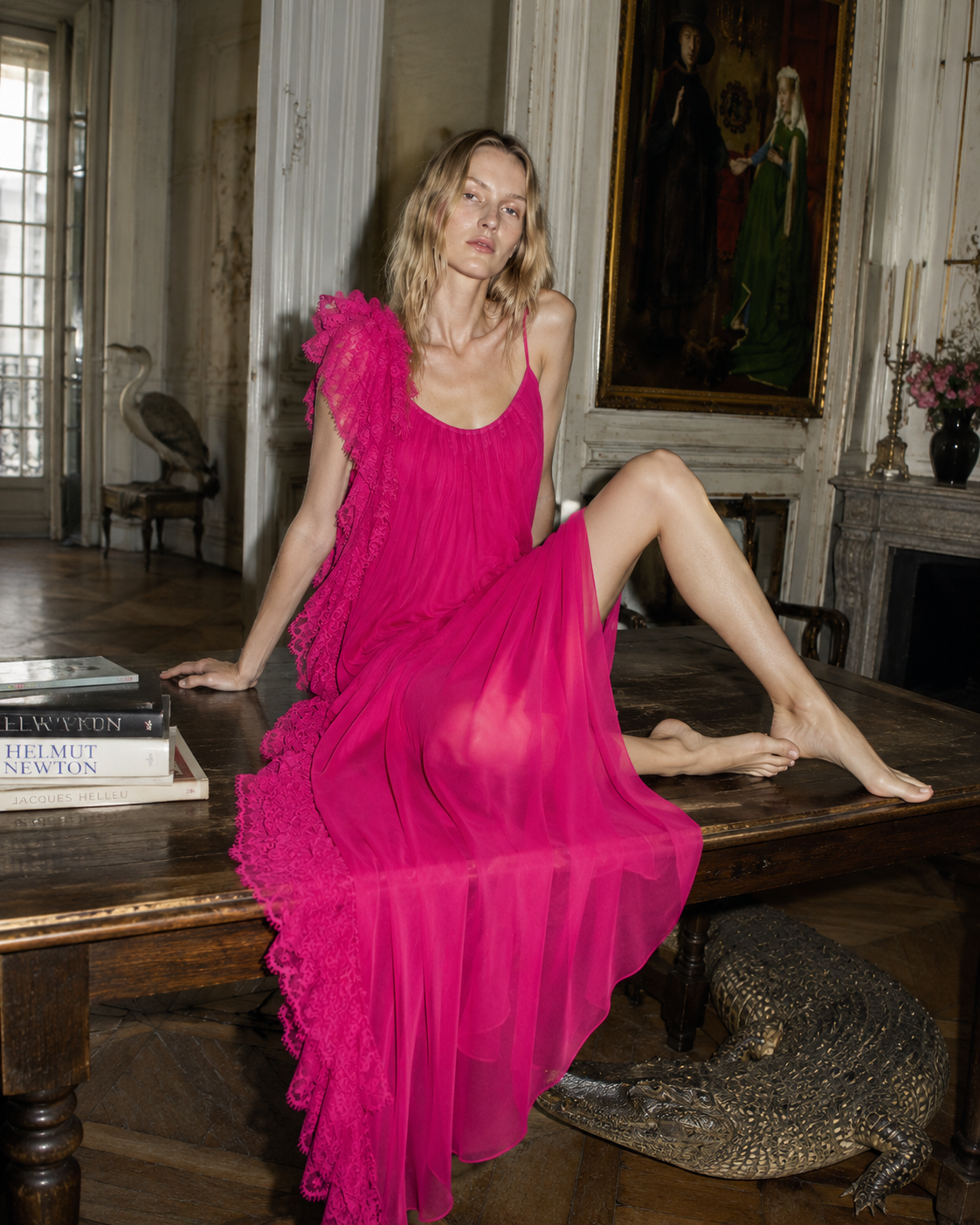 LUNE FUCHSIA — A BLOOM IN SILK
